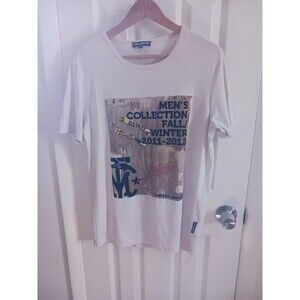 Frankie Morello T-Shirt Size XXL White Short Sleeve Mens Collection‎ 2011-2012